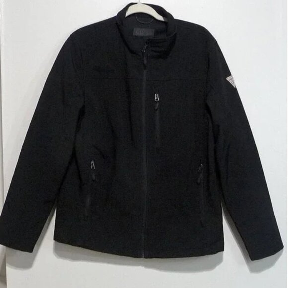 GUESS JACKET SIZE MEDIUM BLACK Y2K - Picture 6 of 8